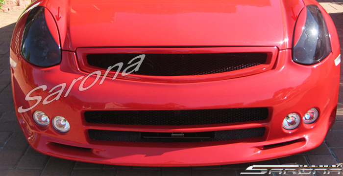 Custom Infiniti G35 Coupe Eyelids  (2003 - 2007) - $79.00 (Part #IF-002-EL)